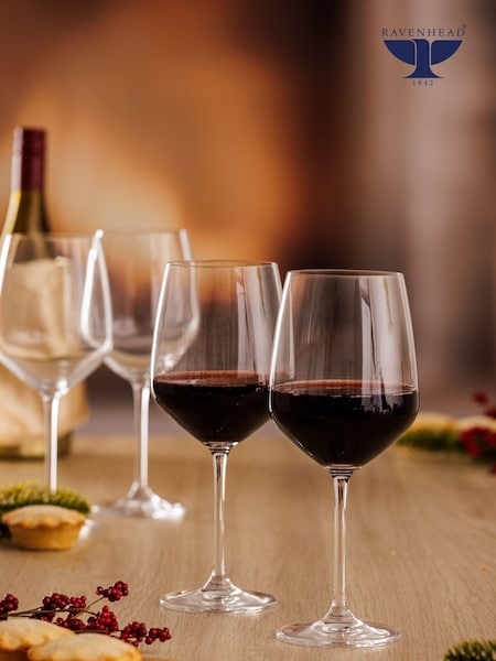 Ravenhead Clear Kings Set of 8 63cl Red Wine Glasses (AY9041) | £50