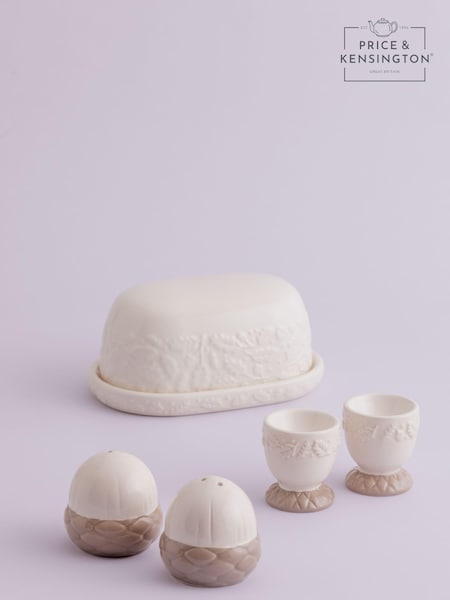 Price & Kensington. Cream Acorn Breakfast Serving Set (AY9050) | £33