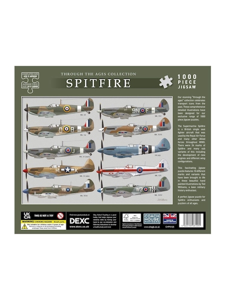 Coach House Partners Spitfire 1000 Piece Jigsaw Puzzle (AY9092) | £18