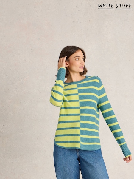 White Stuff Blue Emma Jumper (AY9107) | £55