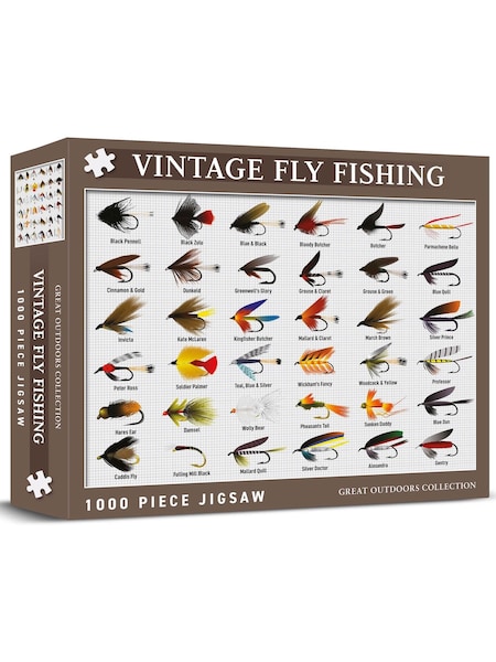 Coach House Partners Vintage Fly Fishing 1000 Piece Jigsaw Puzzle (AY9134) | £17