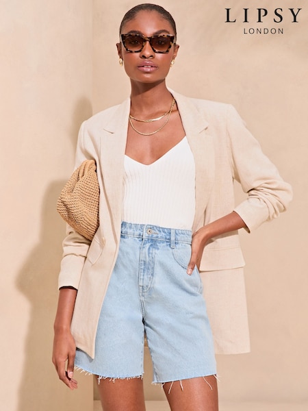 Lipsy Natural Relaxed Blazer (AY9247) | £65