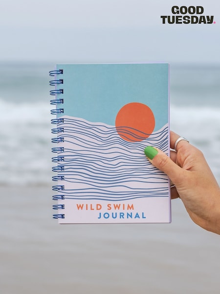 Good Tuesday Tidal Waves Tidal Waves Wild Swim Journal Log Book A5 (AY9447) | £19