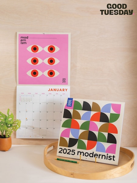 Good Tuesday Modernist Art Sunday Start 2025 Calendar (AY9448) | £19