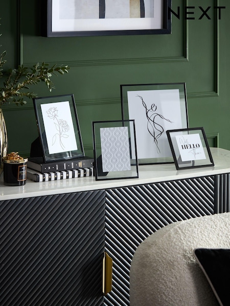 Black Monaco Metal Photo Frame (B00090) | £8 - £14