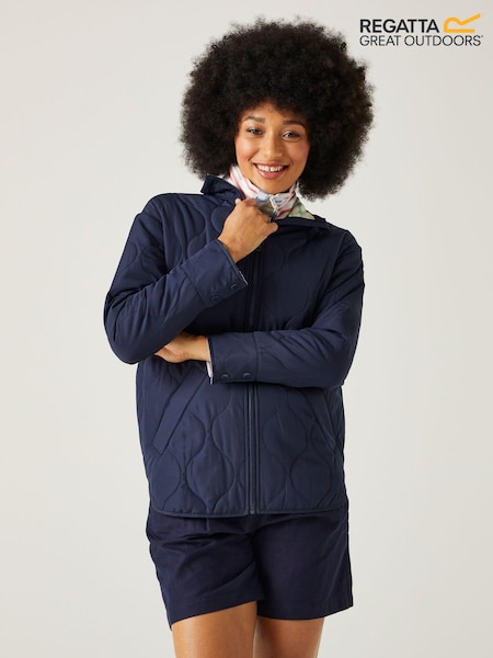 Regatta Blue Courcelle Quilted Jacket (B00765) | £49