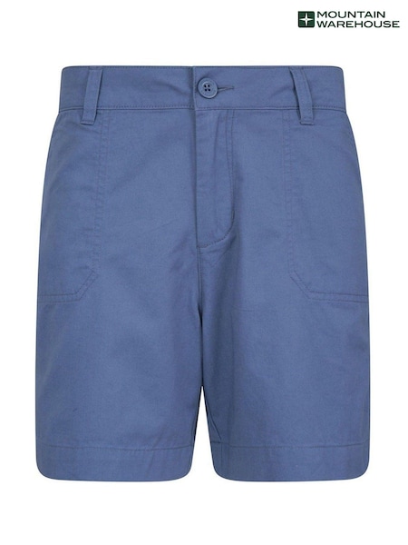 Mountain Warehouse Blue Bayside 100% Cotton Womens Shorts (B01086) | £30