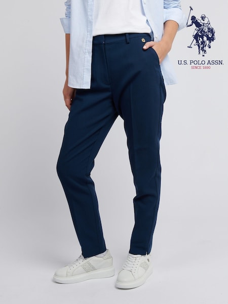 U.S. Polo Assn. Blue Womens Classic Chinos (B01257) | £50