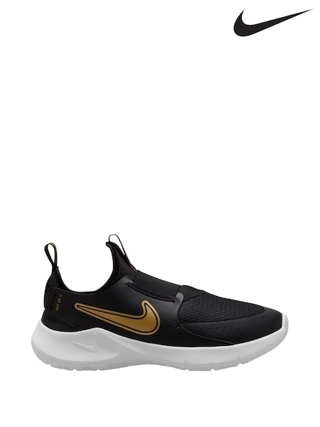Nike Black/Gold Youth Flex Runner 3 Trainers (B01567) | £38