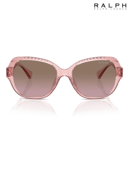 Ralph By Ralph Lauren Pink Ra5316U Round Sunglasses (B01811) | £78