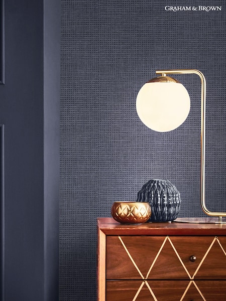 Graham & Brown Denim Rustic Weft A4 Sample (B01890) | £1