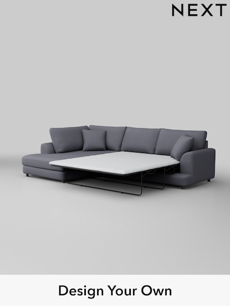 Tweedy Blend Easy Clean/Mid Slate Blue Parker (B01937) | £2,350