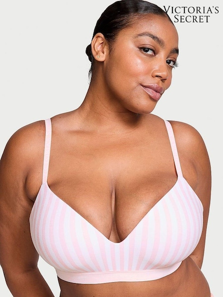 Victoria's Secret Pink Stripe Non Wired Lightly Lined Bra (B02048) | £35