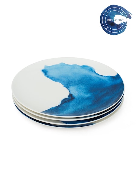 Rick Stein Set of 4 Blue Coves of Cornwall Dinner Plates (B02581) | £66