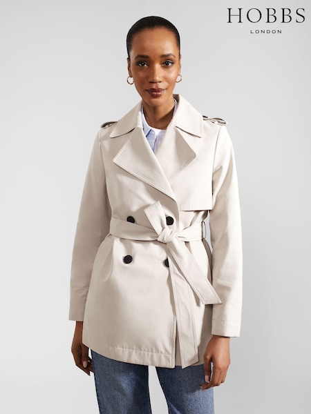Hobbs Grey Norma Trench Coat (B02675) | £189