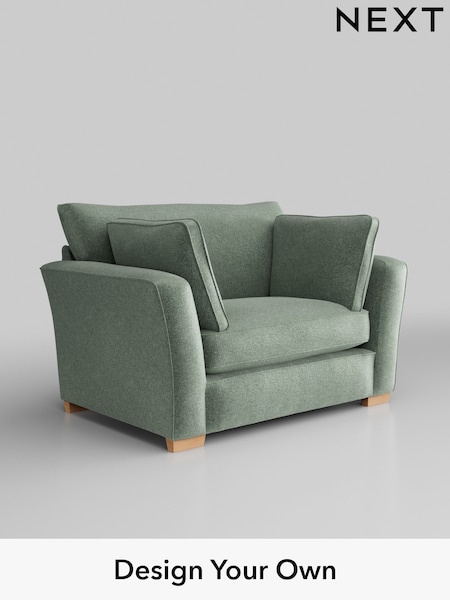 Plush Chenille/Mid Slate Teal Green Heath Highback (B02780) | £850
