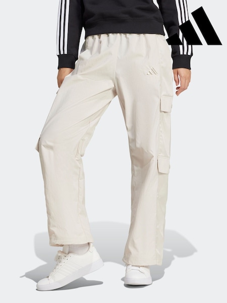 adidas White Cargo Trousers (B04114) | £60