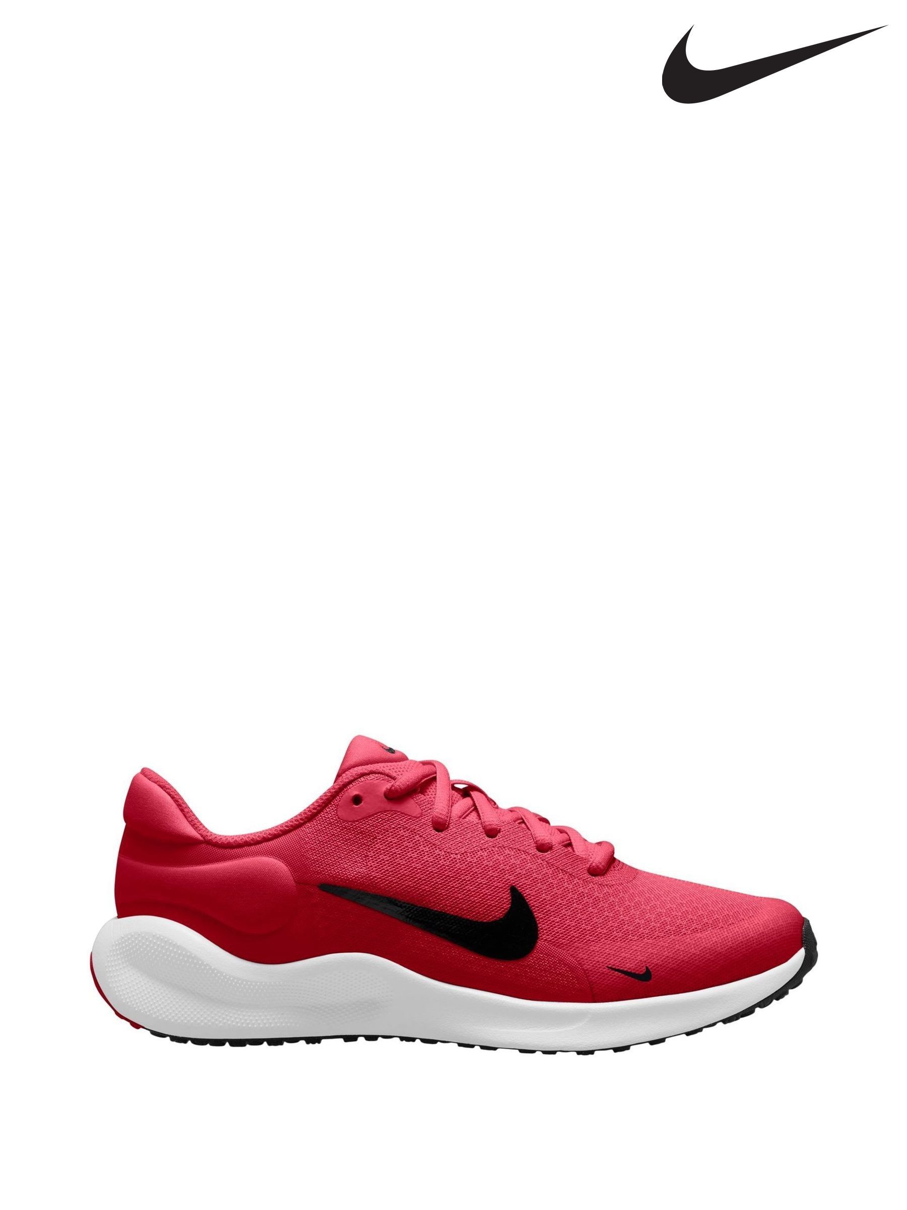 Red nike trainers sale