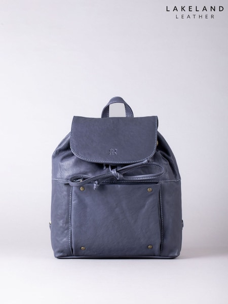 Lakeland Leather Blue Harstone Backpack (B04536) | £75