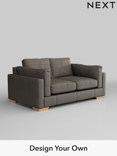 Turin Leather/French Grey Shoreditch Leather (B05124) | £1,625