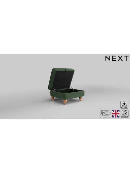 Fine Chenille Easy Clean/Mid Khaki Green Lilly Ii (B05126) | £475