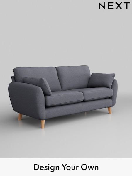 Tweedy Blend Easy Clean/Mid Slate Blue Wilson (B05762) | £899