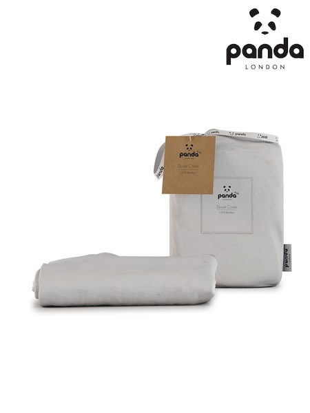 Panda London Pure White Kids Duvet Cover (B06440) | £40