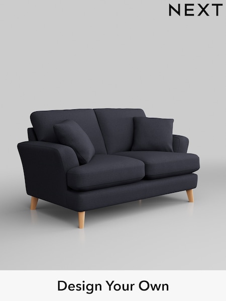 Tweedy Blend Easy Clean/Dark Slate Blue Conway Relaxed Sit (B06878) | £1,050