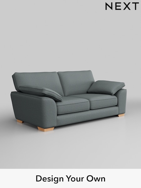 Tweedy Blend Easy Clean/Mid Slate Teal Green Stamford Grand Relaxed Sit (B06981) | £1,599