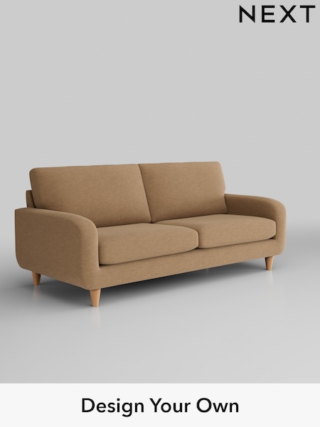 Fine Chenille Easy Clean/Mid Sand Beige Camden (B07144) | £1,099