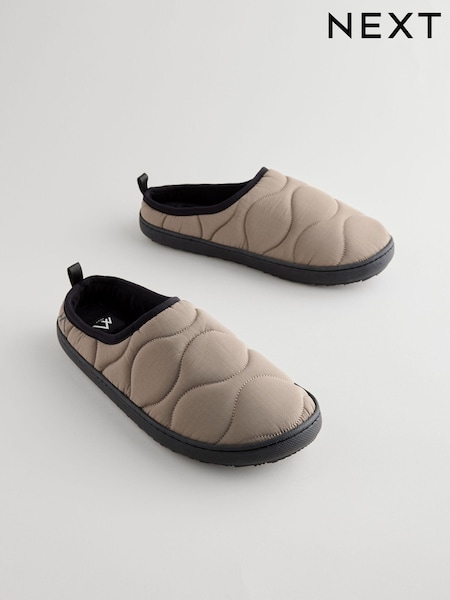 Natural Onion Thinsulate Quilted Mule Slippers (B07180) | £11