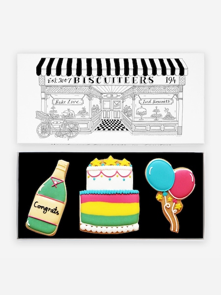 Biscuiteers Congratulations Letterbox Biscuits