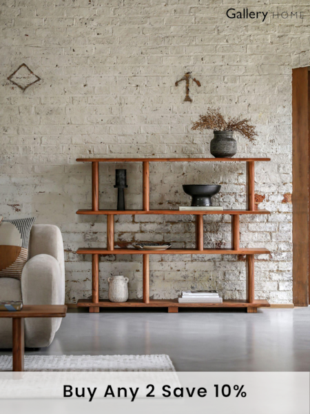 Gallery Home Natural Eddleston Open Display Unit (B07646) | £1,147