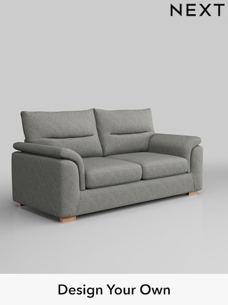 Boucle Weave Easy Clean/Dark Grey Hayden Highback (B07748) | £1,125