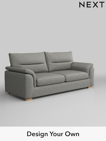 Boucle Weave Easy Clean/Dark Grey Hayden Highback (B07748) | £1,225
