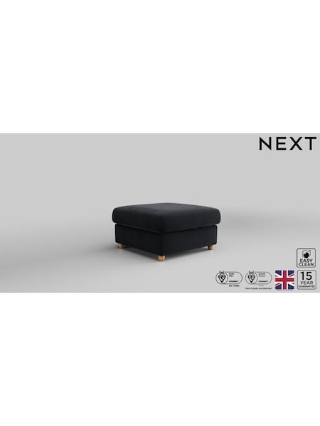 Plush Velvet Easy Clean/Charcoal Grey Parker Platform Grand Relaxed Sit (B07839) | £499