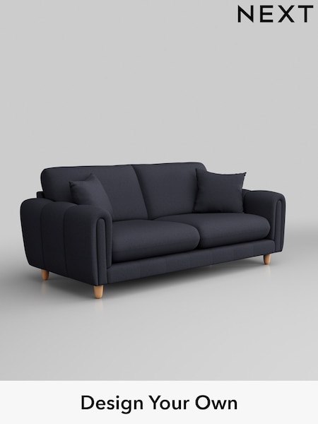 Tweedy Blend Easy Clean/Dark Slate Blue Odella (B07871) | £1,275