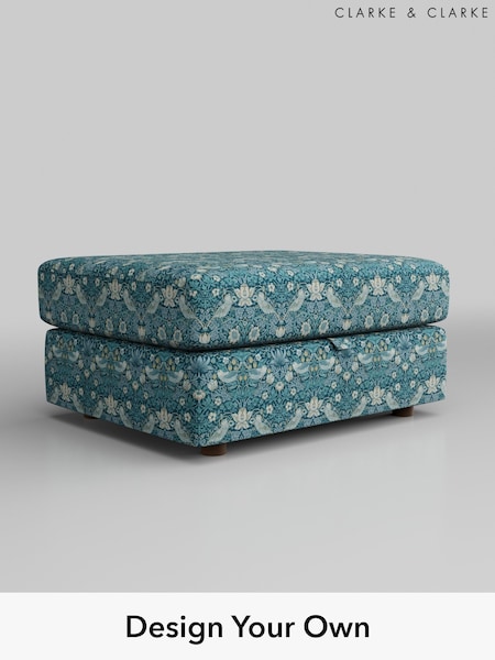 Strawberry Thief/Teal Ingrid By Clarke And Clarke (B10030) | £425