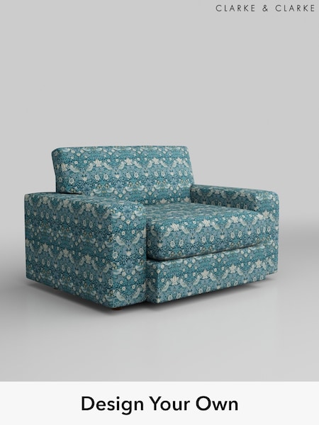 Strawberry Thief/Teal Ingrid By Clarke And Clarke (B10030) | £850
