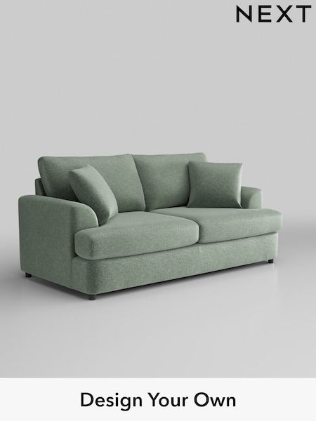 Plush Chenille/Mid Slate Teal Green Parker Platform (B10217) | £1,275