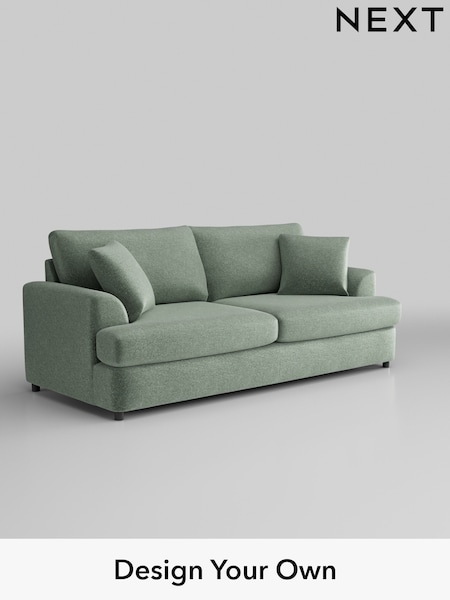 Plush Chenille/Mid Slate Teal Green Parker Platform (B10217) | £1,375