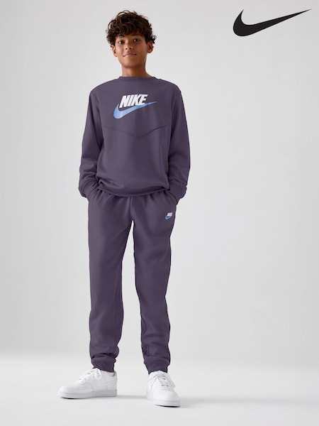 Nike Purple Raisin Sportswear Tracksuit (B10414) | £55