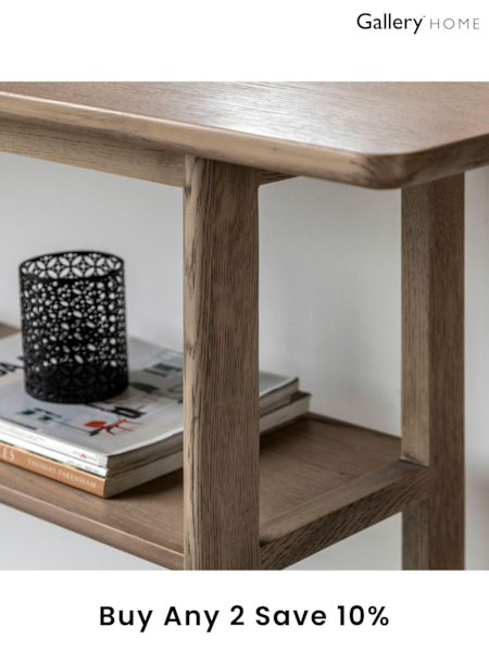 Gallery Home Brown Neston Console Table (B10615) | £382