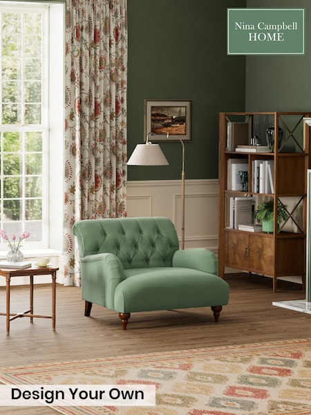 Wilbur Chenille/Forest Green - Milner By Nina Campbell