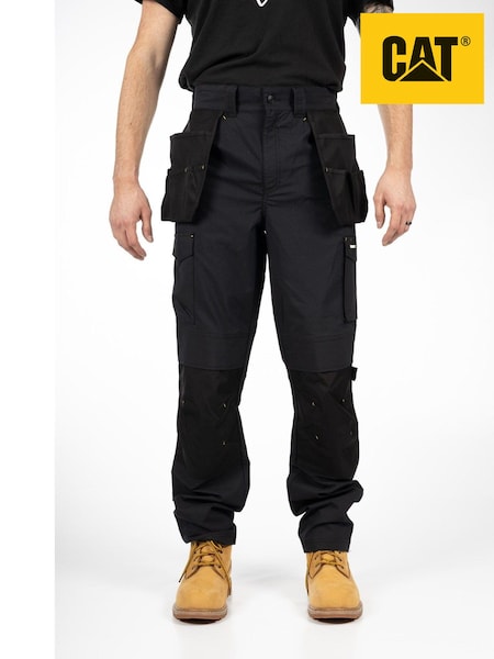 Caterpillar Nexus Holster Stretch Pocket Black Trousers (B10954) | £65