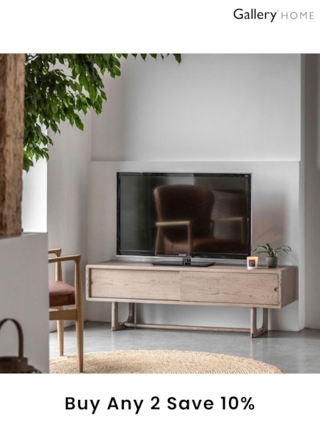 Gallery Home Brown Neston Media Unit (B11037) | £615
