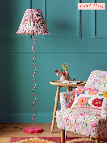 Lucy Tiffney Pink Wiggle Floor Lamp (B11302) | £175