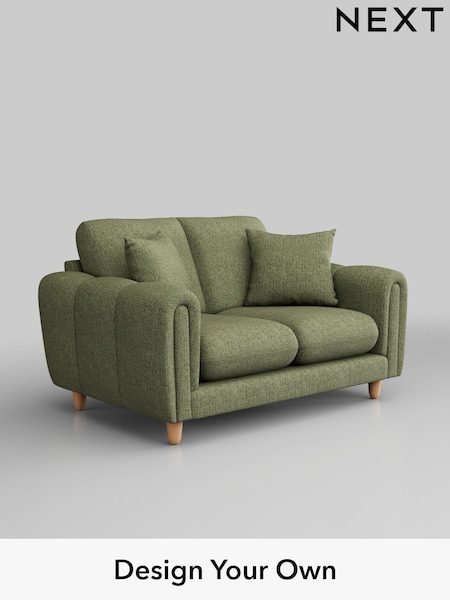 Chunky Boucle Easy Clean/Mid Green Odella (B11691) | £1,175