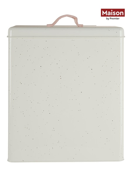 Maison by Premier Silver Sweet Heart Bread Bin (B11799) | £42
