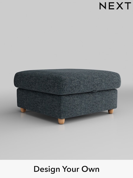Chunky Chenille/Dark Navy Blue Parker Platform Grand Relaxed Sit (B11826) | £499